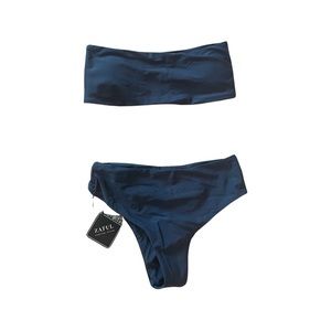 Grey high waisted bikini (S)